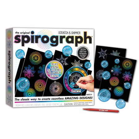 SPIROGRAPH Spirograph Scratch + Shimmer Kit 1035Z